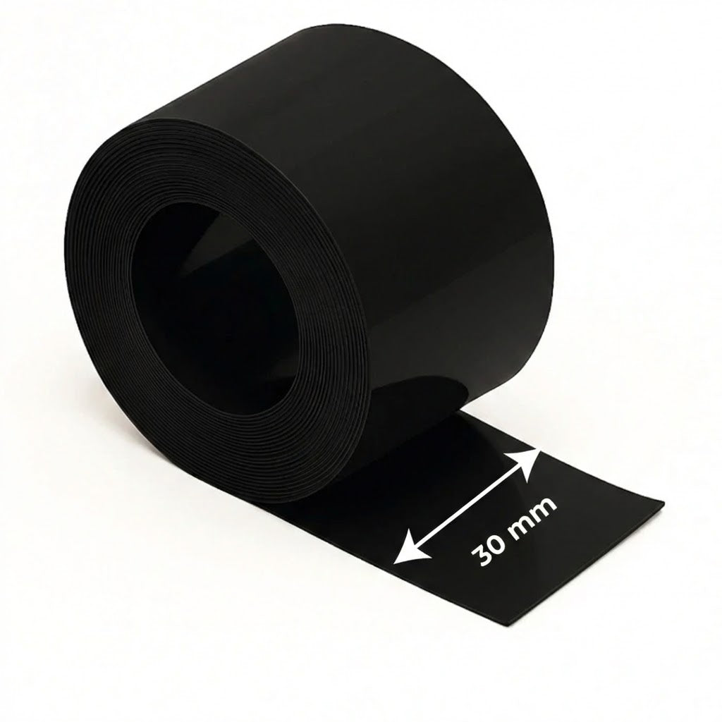 30mm Siyah Batarya Kaplama Isıyla Daralan Shrink