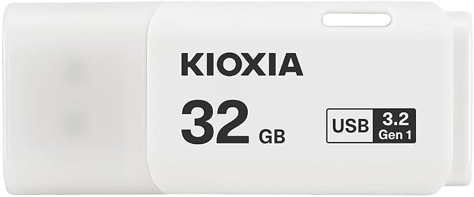 Kioxia TransMemory U301 32 GB USB 3.2 Gen 1 USB-A Bellek - Beyaz