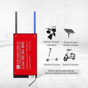 Daly lifepo4 12S 30A 36V BMS - Pilmagazasi