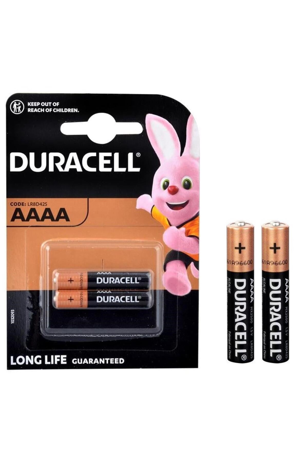 Duracell MN2500 AAAA 1.5V Alkalin Pil — 2'li Paket