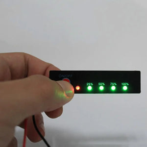 LED akü şarj/deşarj göstergesi 12V / 3S Li-ion 11.1 - 14,8V - Pilmagazasi