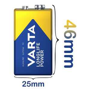 Varta 4922 High Energy 9V 6LP3146 Pil - Pil Magazası