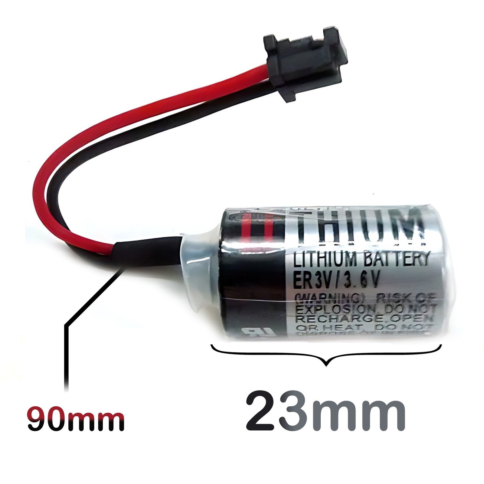 Toshiba ER3V - 3.6V Soketli Li-SOCl2 Lithium Pil