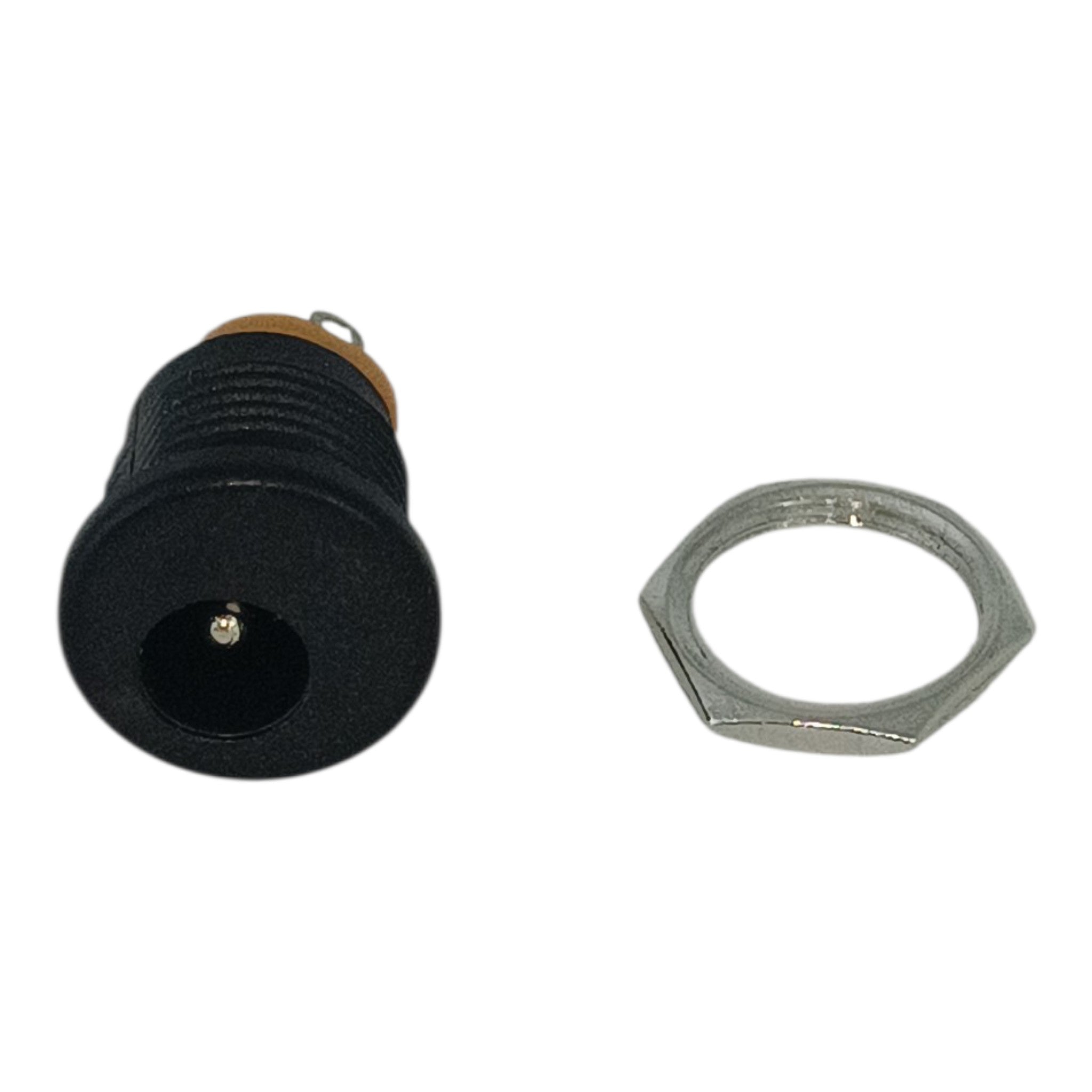 DC-022 Dişi Güç Soketi 5.5mm × 2.1mm (3 Pin, Panel Tipi)