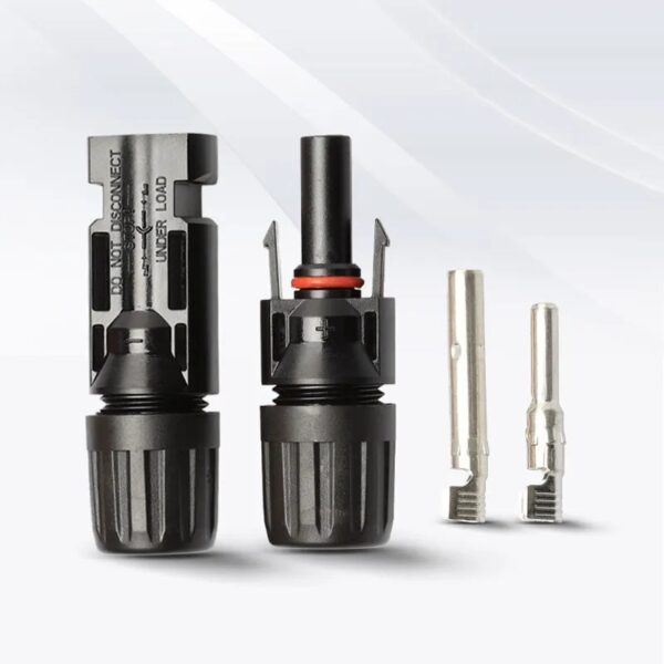 MC4 Solar Konnektör Seti (Erkek + Dişi) - Güneş Paneli Bağlantı Seti