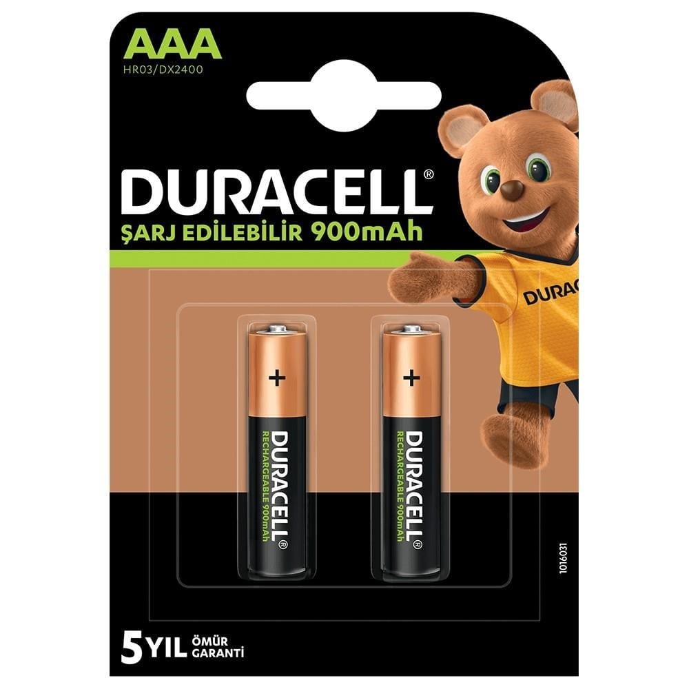 Duracell HR03 (AAA) 900 mAh NiMH Şarjlı İnce Kalem Pil