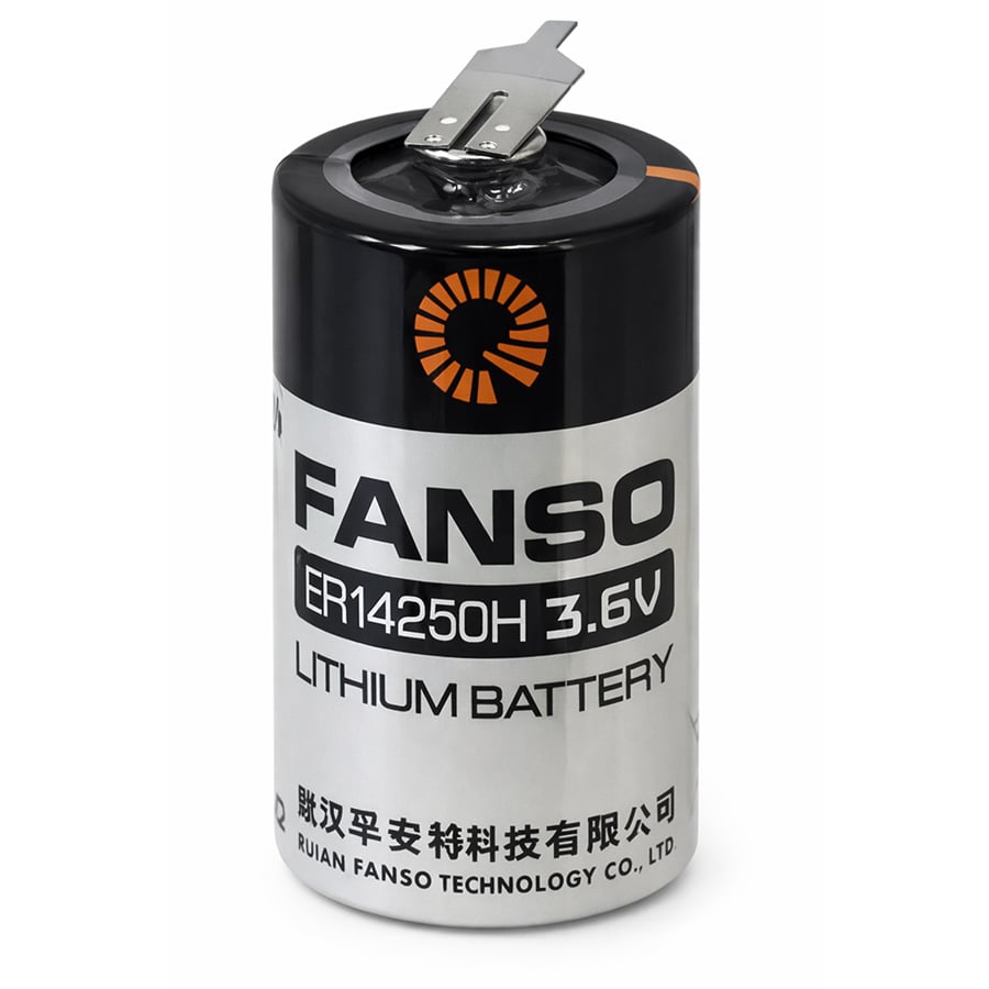 Fanso ER14250H 3.6V 1/2 AA Li-SOCl₂ Lityum Pil (Puntalı / 2 Pin)