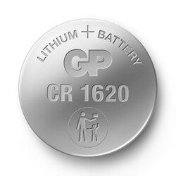 GP CR1620 Lityum Düğme Pil — 5'li Kart