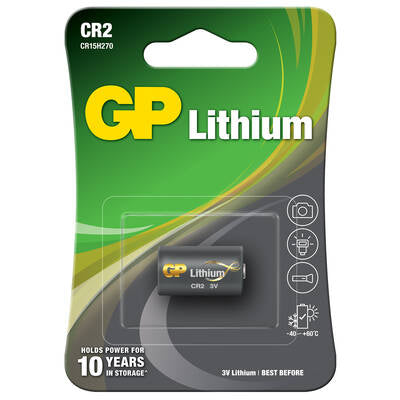 GP CR2 Lityum Pil — Tekli Kart