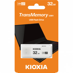 Kioxia U301 32 GB USB 3.2 Gen 1 bellek ambalajı
