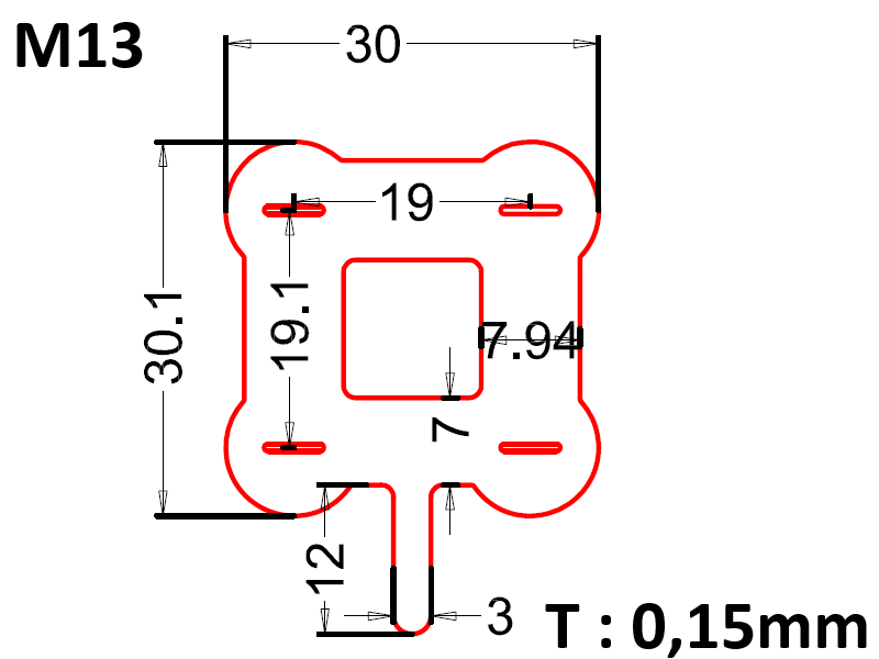 M13 Şekilli Nikel Tel (10gr)