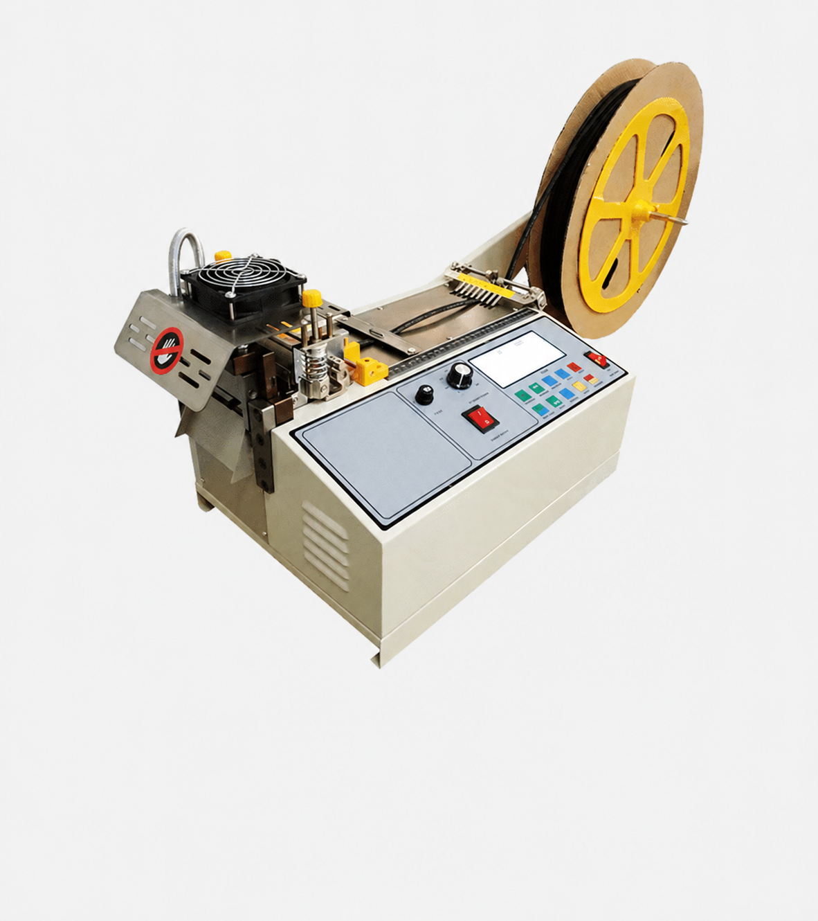 MT-MK100 Otomatik Boru / Hortum / Makaron / Kumaş Kesme Makinesi (1-100mm, Sıcak Kesim 350°C, 300W)