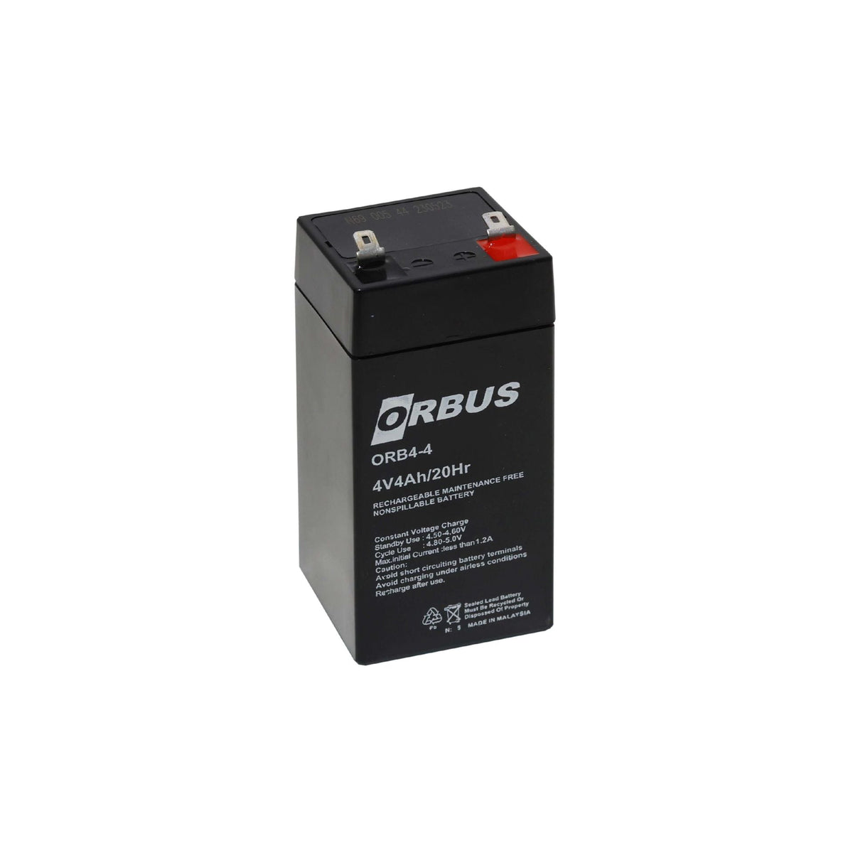 Orbus ORB4-4 4V 4Ah bakımsız kuru akü
