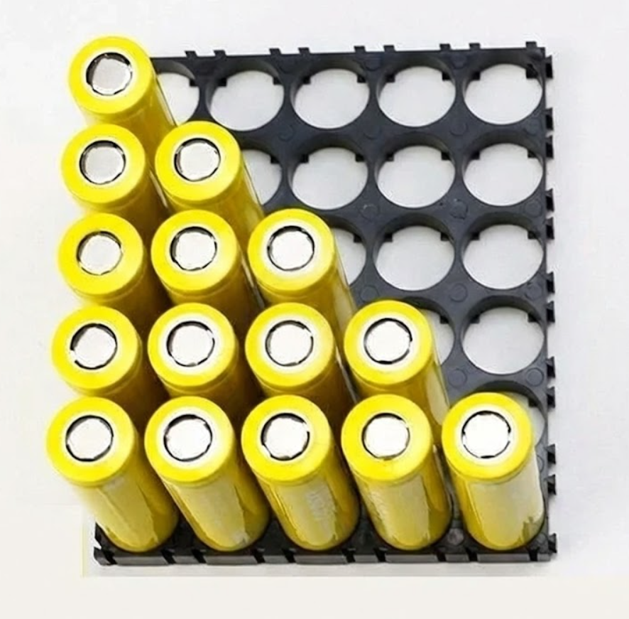 18650 3x1 Pil Tutucu Holder Siyah