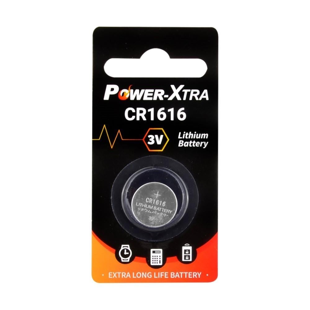 Power-Xtra CR1616 3V Lityum Düğme Pil — Tekli Blister