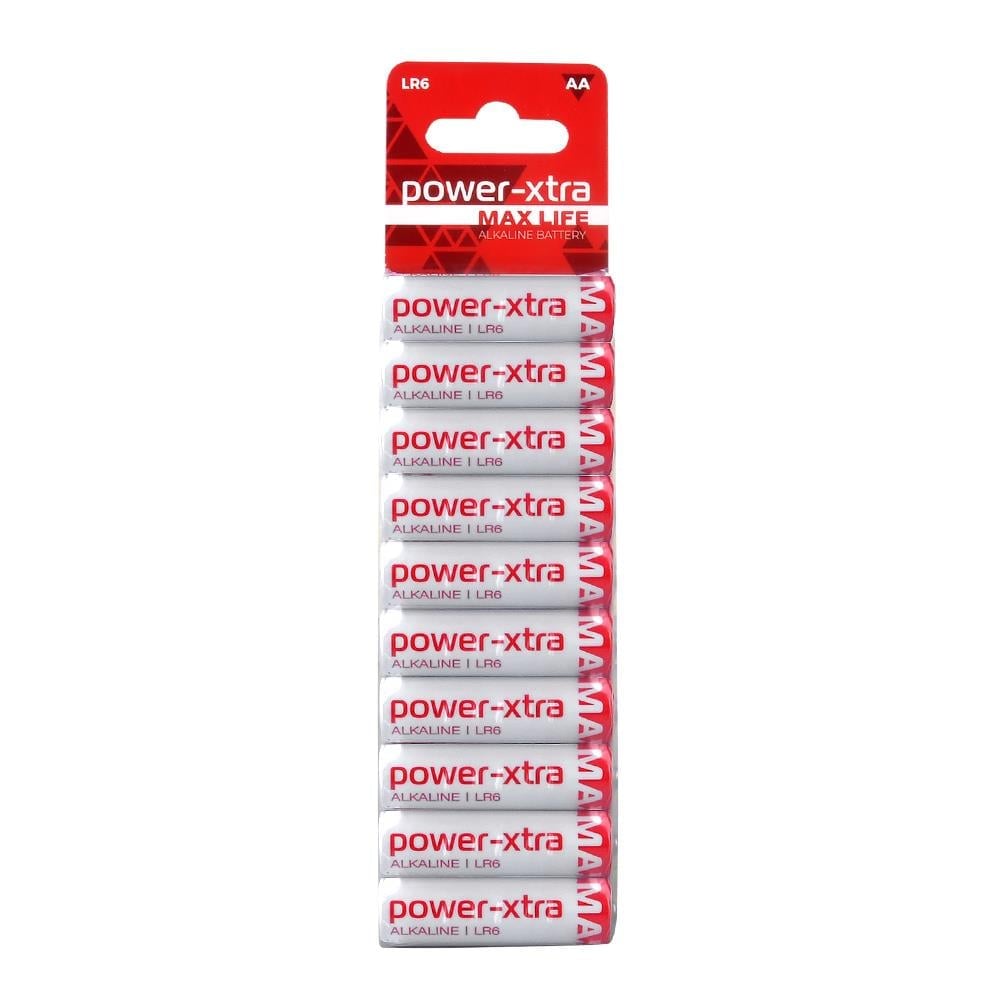 Power-Xtra MaxLife LR06/AA Alkalin Pil  10'lu Blister