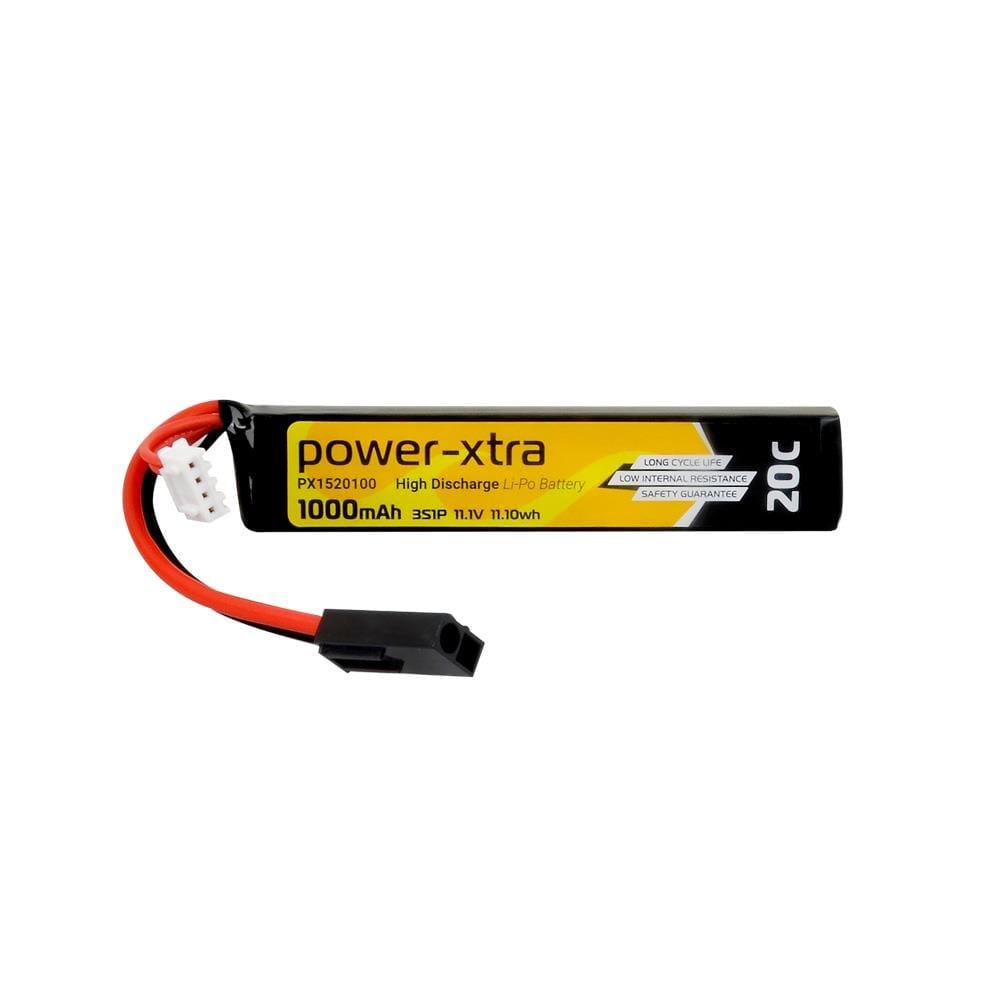 Power-Xtra PX1520100 11.1V 1000mAh 20C Li-Polymer (LiPo) Pil