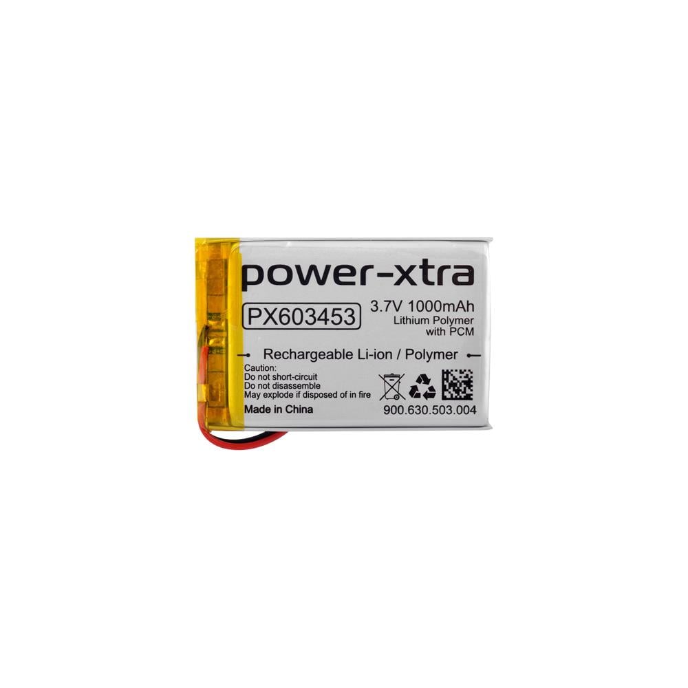 Power-Xtra PX603453 Li-Polymer Pil 3.7V 1000 mAh (Korumalı / Devreli)