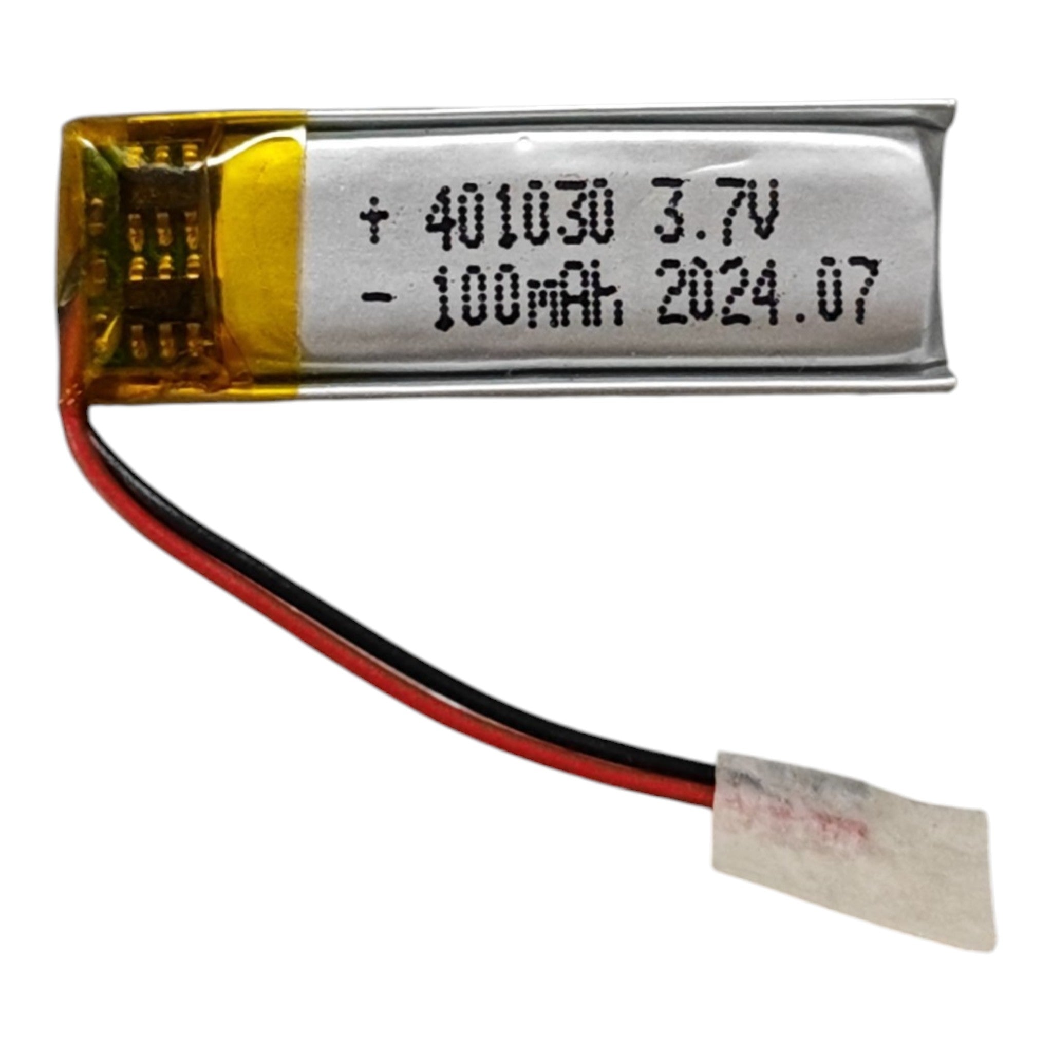 Sertec 401030 Li-Polymer Pil 3.7V 100 mAh (Korumalı / Devreli, 1.5A)