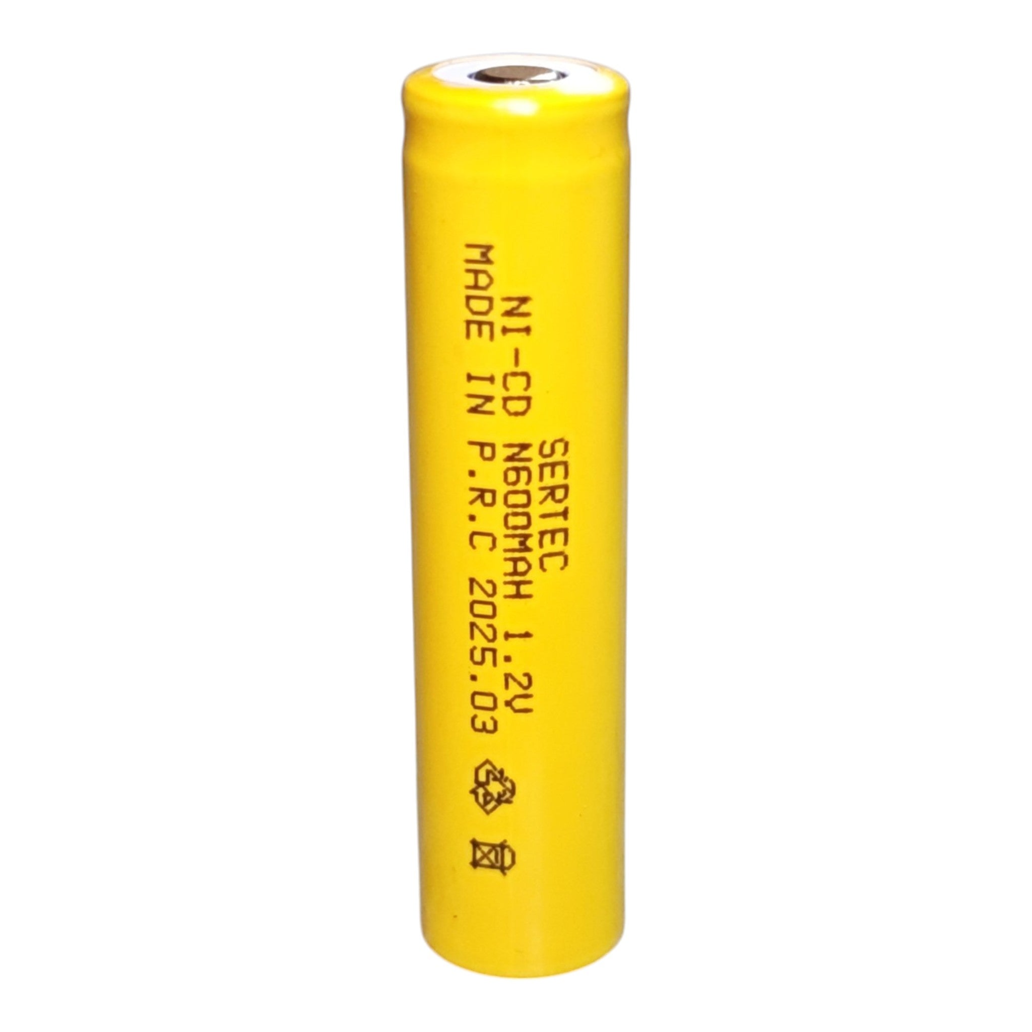 Sertec NiCd N Boy (Lady) 1.2V 600 mAh Şarjlı Pil
