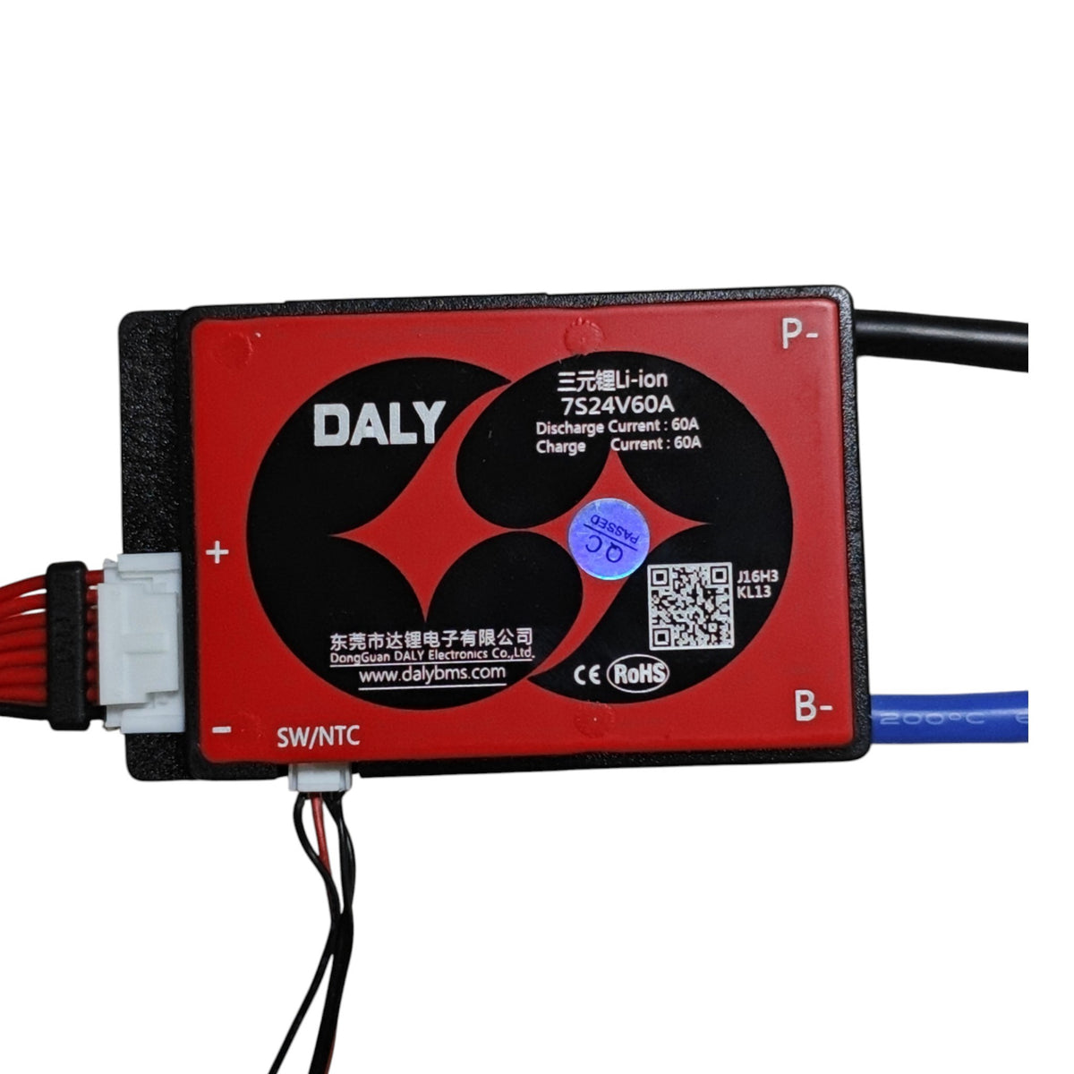 Daly 7S 24V 60A Balanslı Li-ion BMS – NTC Sıcaklık Korumalı