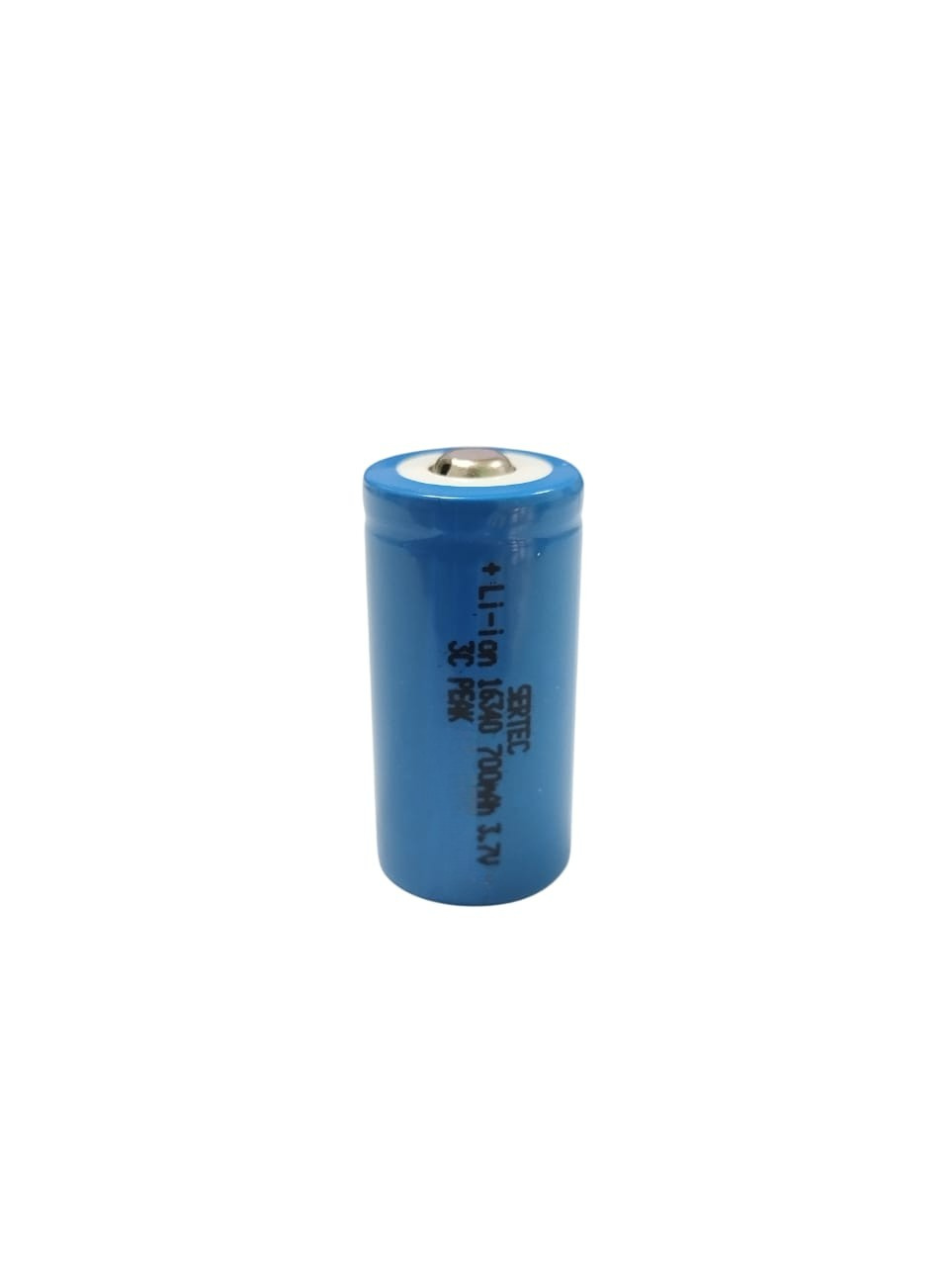 Sertec 3.7V Li-ion 16340 700 mAh 1C Şarjlı Pil (RCR123A)