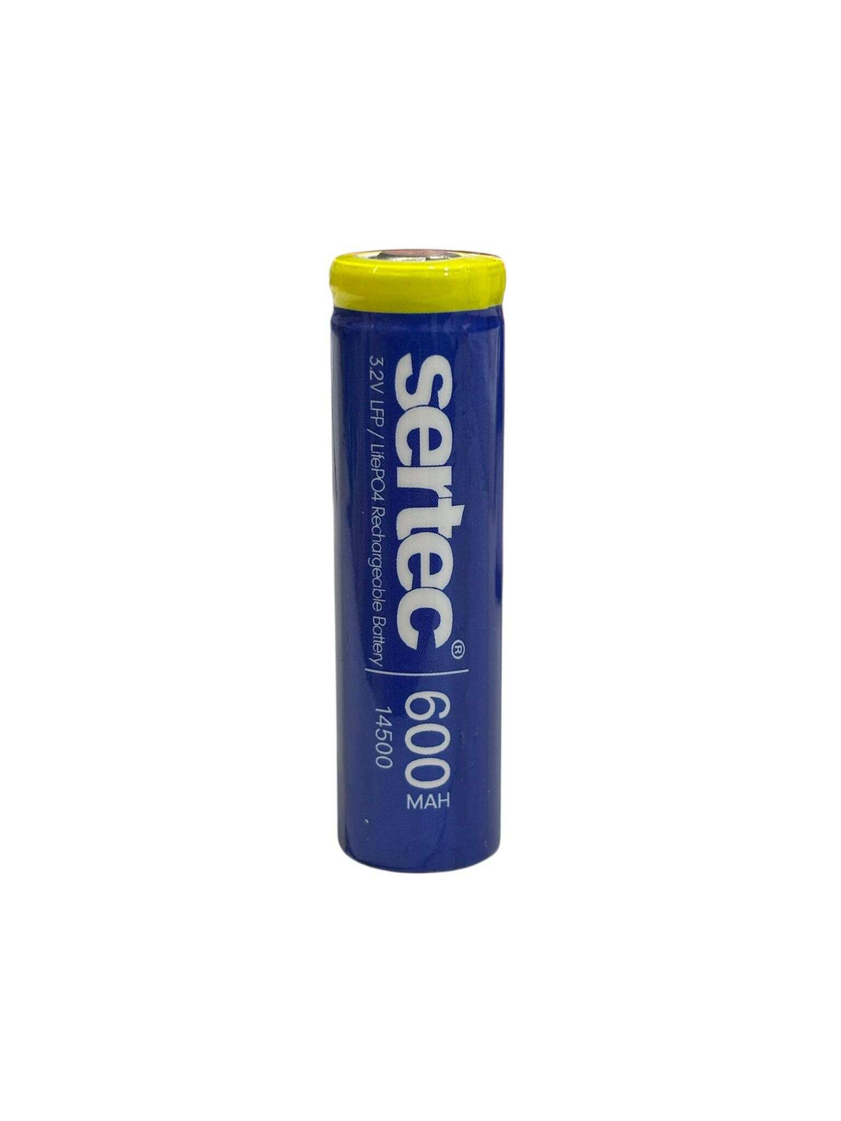 Sertec IFR14500 3.2V 600mAh başsız LiFePO4 şarjlı pil