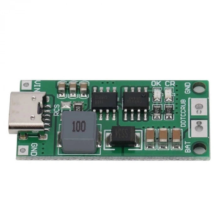 Type-C 5V Giriş 3S 12.6V Lityum Batarya Şarj Devresi