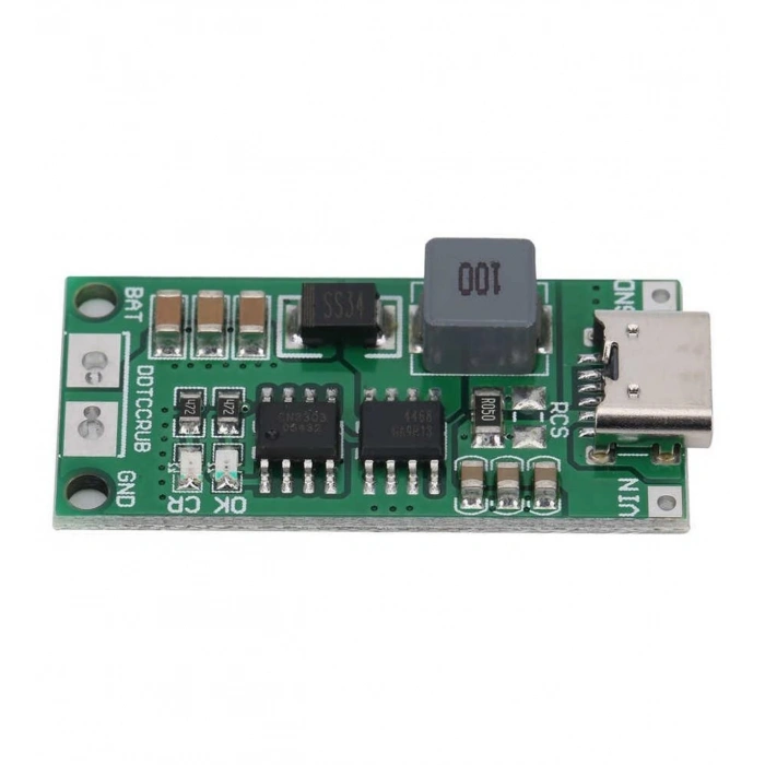 Type-C 5V Giriş 3S 12.6V Lityum Batarya Şarj Devresi