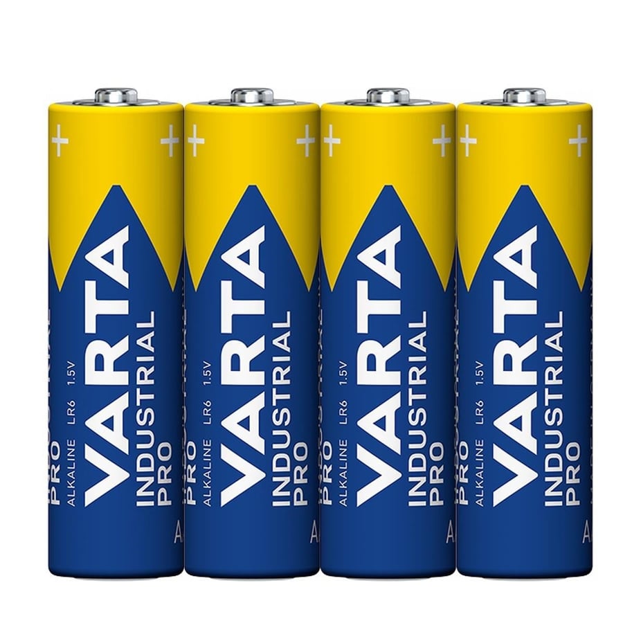 Varta Industrial 4006 AA (LR6) 1.5V Alkalin Kalem Pil — 4'lü Paket